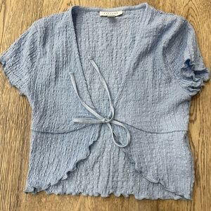 TopShop Tie Front Top